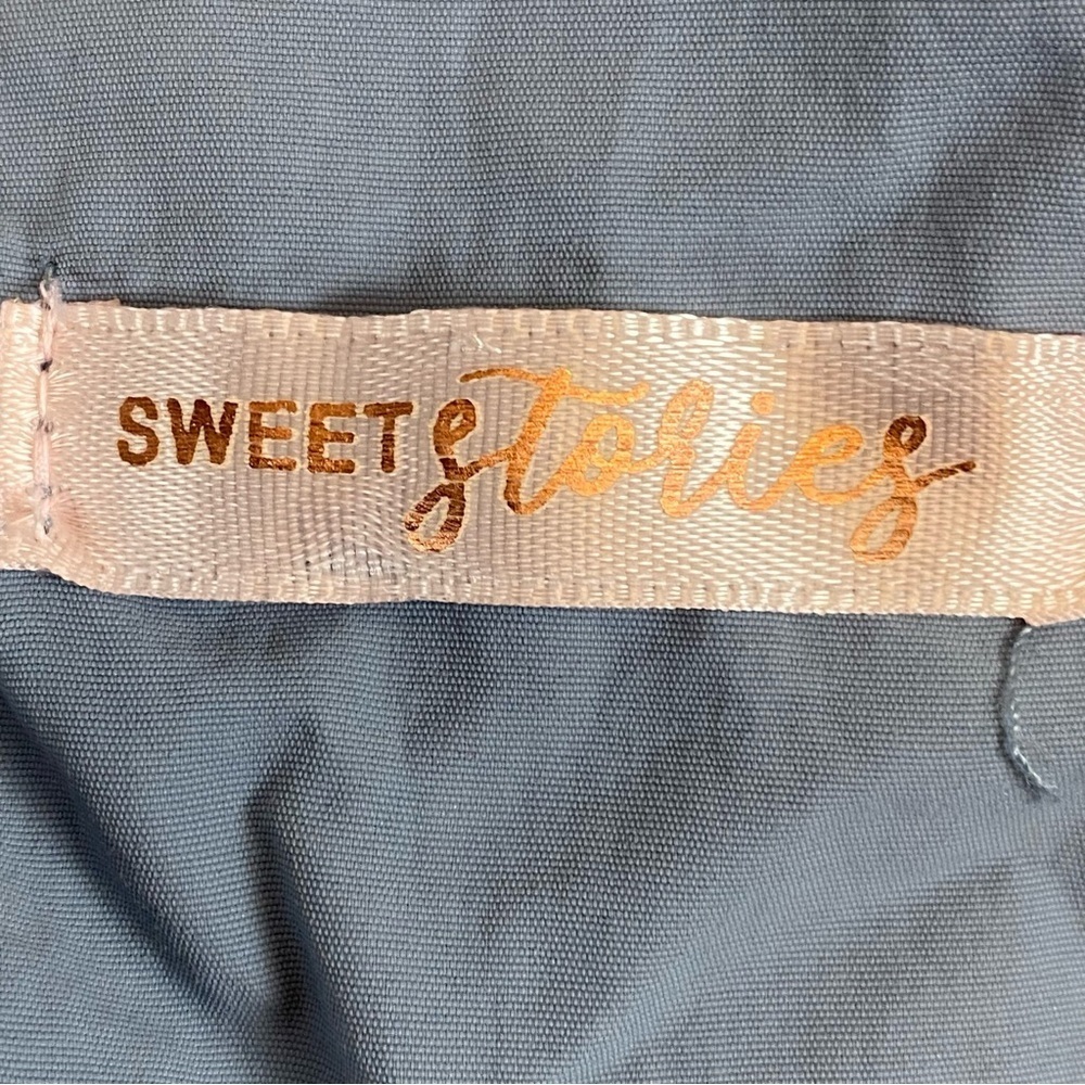 Sweet Stories Light Blue Zip-Up Jacket — Size (insert size) - Picture 2 of 4